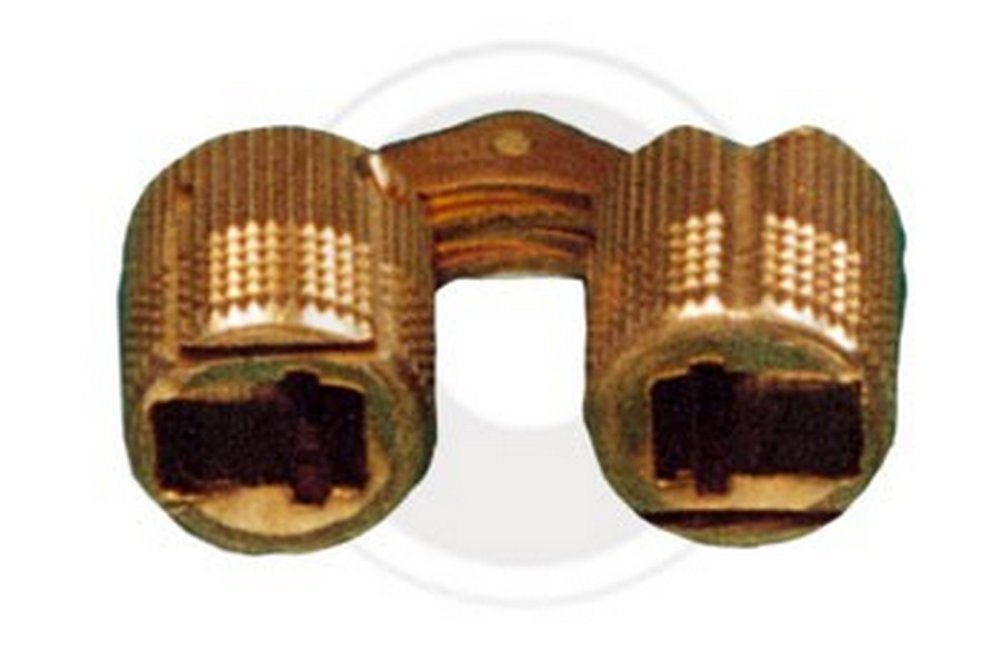 24pz cerniera invisibile in ottone, diametro 12 mm cod:ferx.10140
