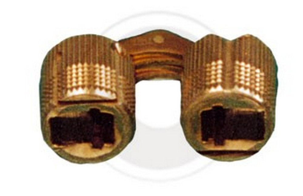 24pz cerniera invisibile in ottone, diametro 16 mm cod:ferx.10153