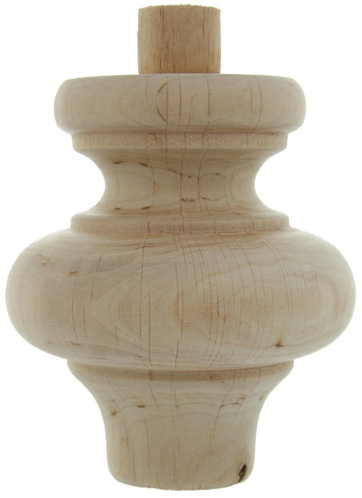8pz piede in legno di ontano art. 53014 dimensioni mm 95x118h cod:ferx.10220