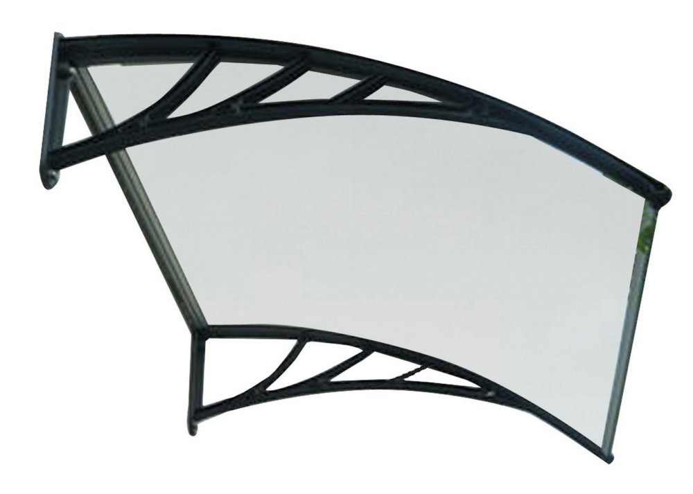 1pz pensilina con supporto in resina nera dimensioni cm 100x150 cod:ferx.10917