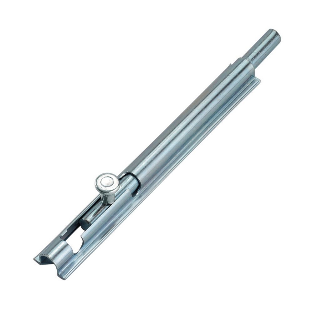 12pz paletto a scatola asta tonda frontale 25mm altezza 25cm in acciaio zincato cod:ferx.11607