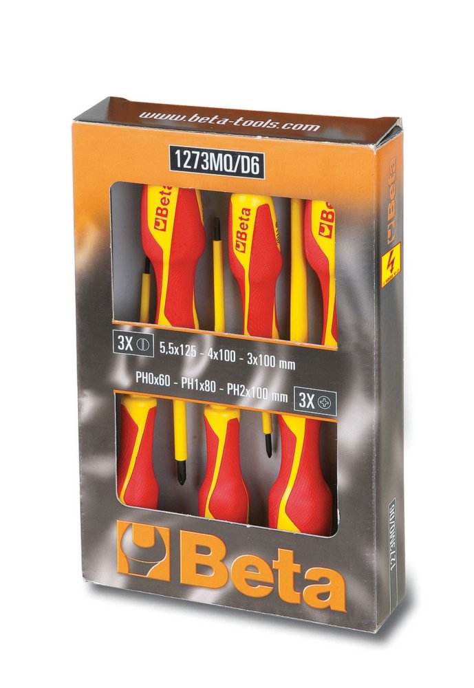beta art.1273mq/d6 serie 6 cacciavite isolati cod:ferx.12387