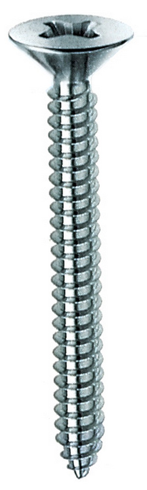 Image of 500pz viti parker testa svasata piana diametro 3,5mm x50 cod:ferx.12514
