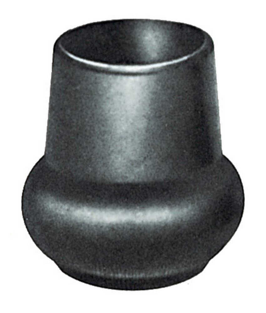 20pz sottopiedi a pera neri per tubo 40 mm cod:ferx.12875
