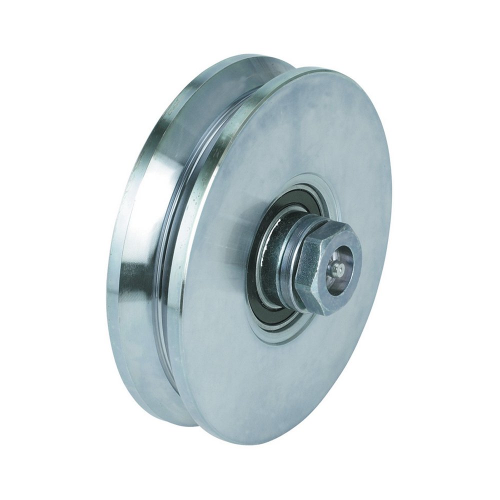 4pz ruote x cancello gola y 2 cuscinetto ingrassato mm.140 cod:ferx.13239