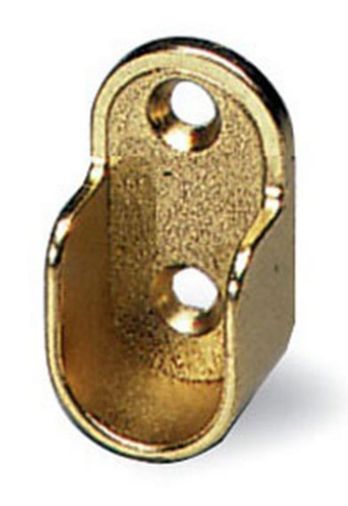 50pz reggitubo laterale zama 18 mm ottonato cod:ferx.13483