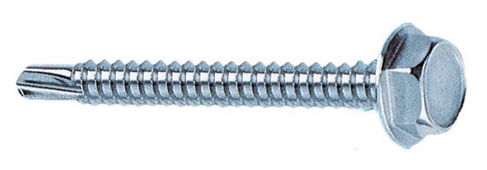 500pz drillex testa esagonale con collare k7 autoperforanti 4,2x25 cod:ferx.1379