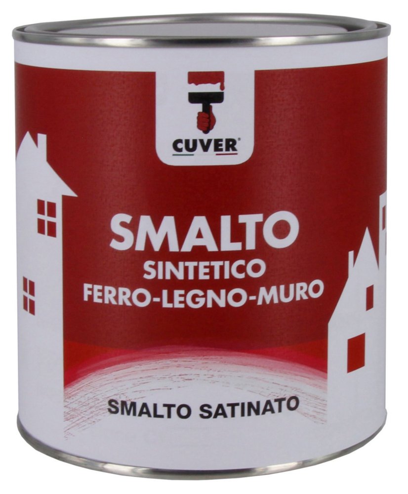 6pz smalto cuver satinato bianco lt.0,750 cod:ferx.14098