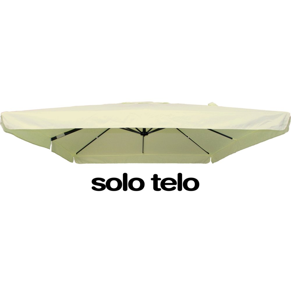 top copertura ricambio per ombrellone roma cm.300x300 cod:ferx.14473