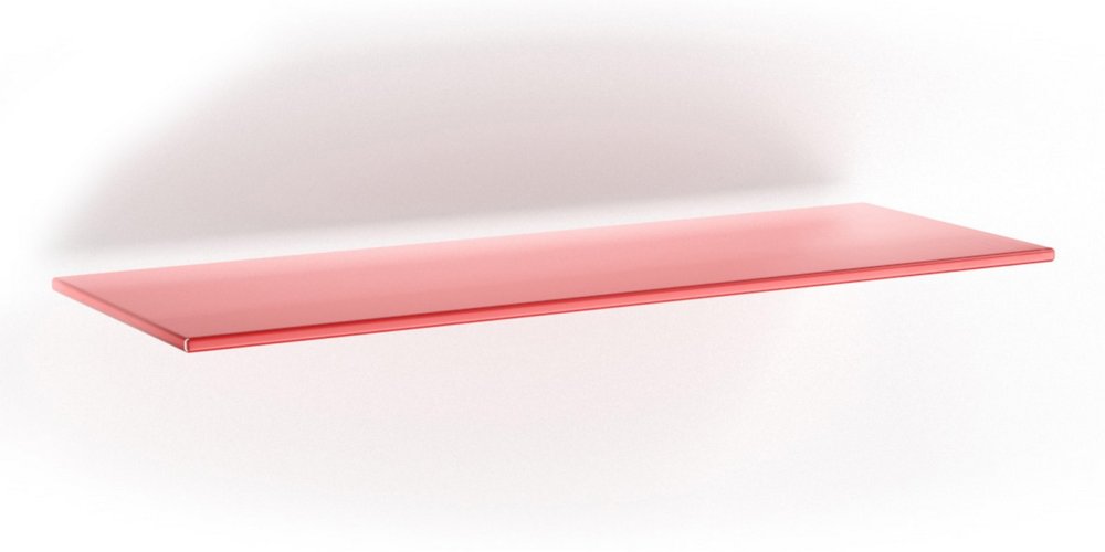 5pz mensola mod.vitra mm.6 rosso cm.15x60 cod:ferx.15042