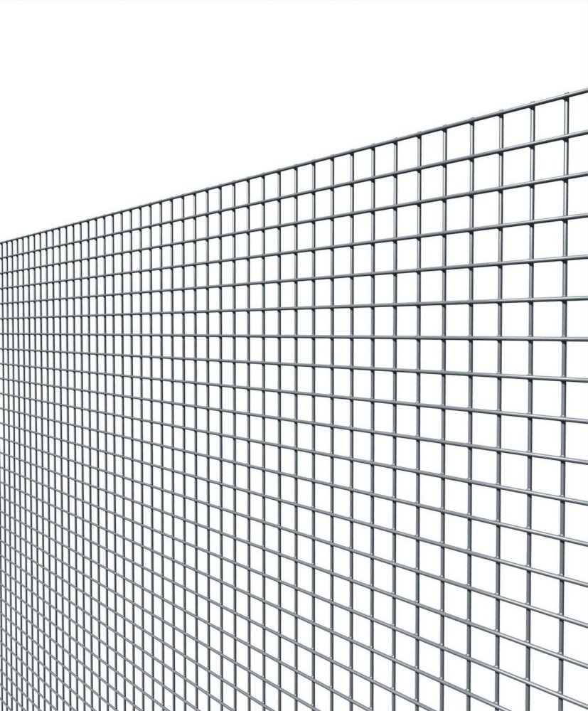 1 pz rete per recinzione elettrosaldata mini zincata maglia mm 19x19 altezza 100 cm 25 mt cod:ferx.15612
