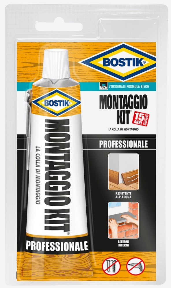 12pz bostik tubetto "montaggio kit profilo " gr.125 cod:ferx.15627