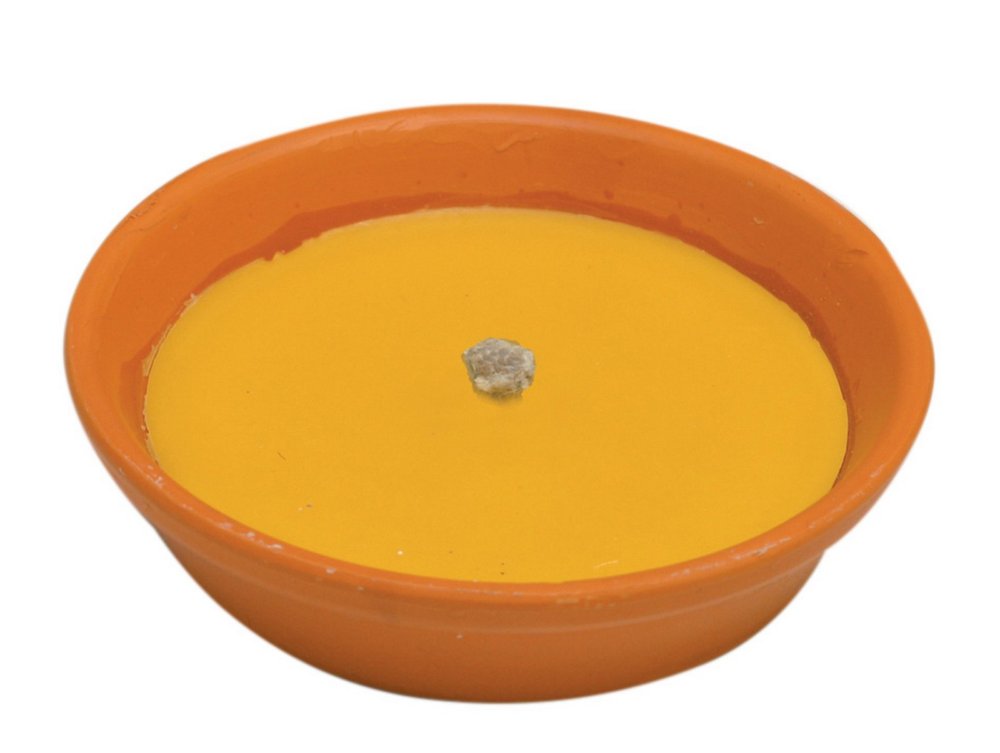 25pz citronella in coccio antivento d 18 cm cod:ferx.16438