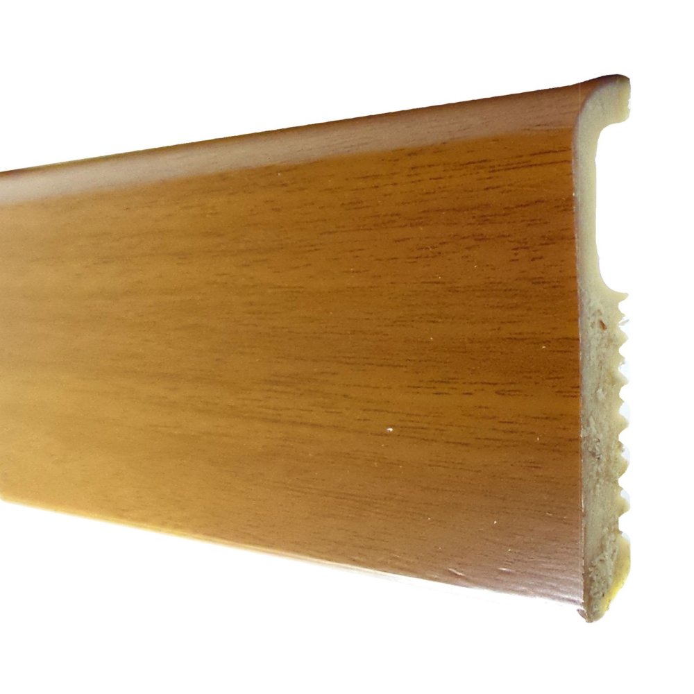 10pz battiscopa 75x8 polistirene liscio 200 cm faggio cod:ferx.16578