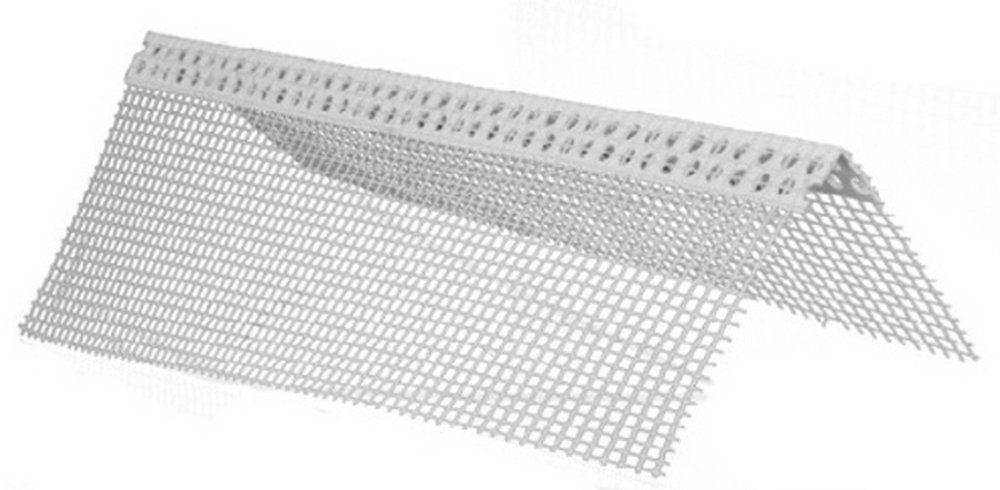 60pz paraspigolo 12x8 mm pvc 250 cm con rete cod:ferx.16990