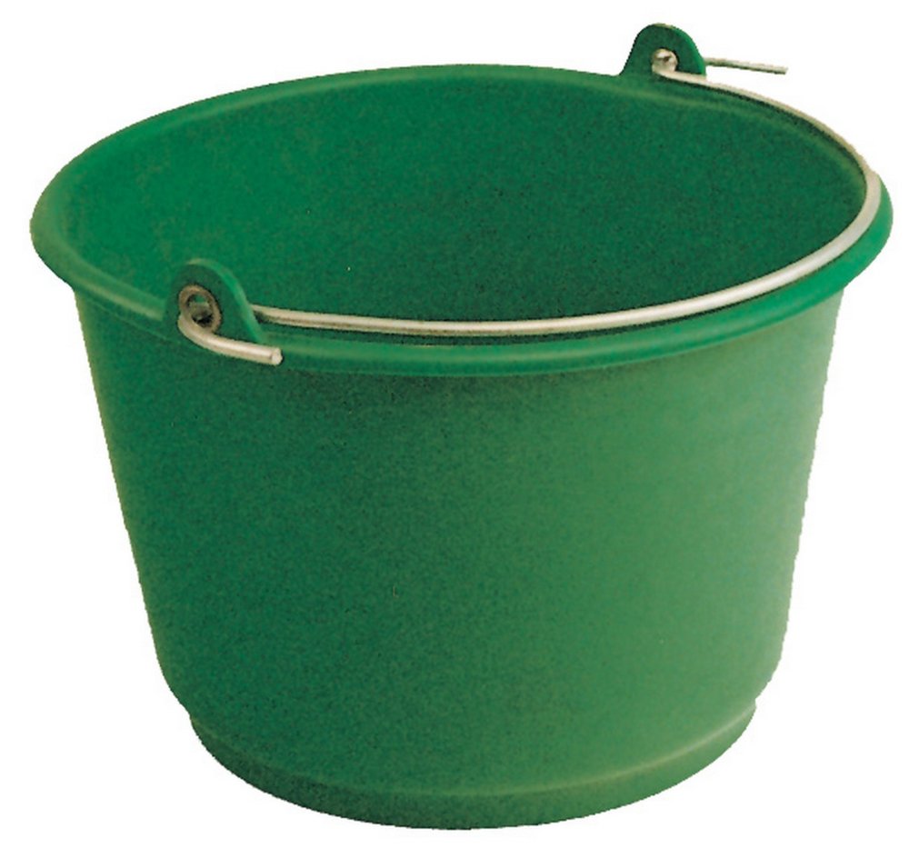 10pz secchio agricolo verde lt.18 diametro cm.37 gr.960 cod:ferx.17579