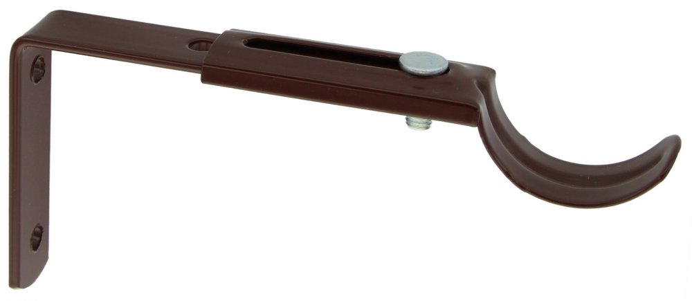 10pz supporto per bastone centrale noce 12/16 cm cod:ferx.18246