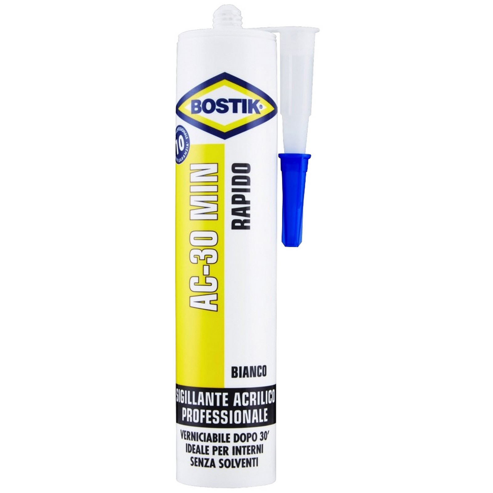 Image of 12pz bostik sigillante acrilico 30 minuti 300 ml cod:ferx.18269