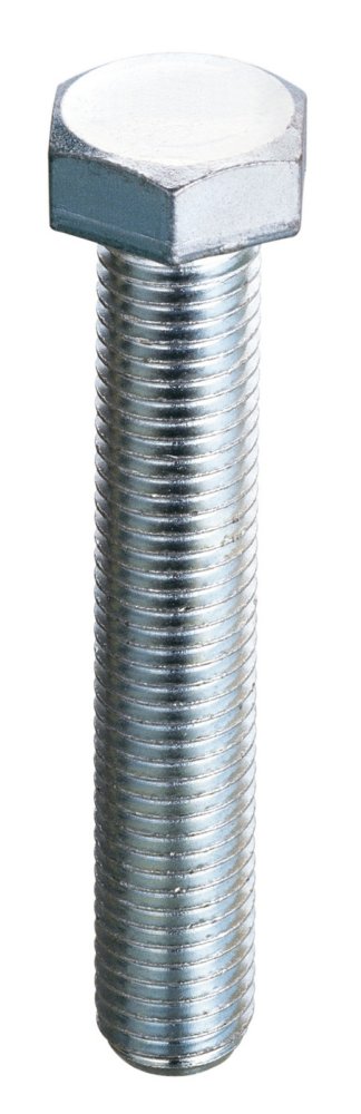 50pz bullone in acciaio,gambo filettato,testa esagonale uni-5739 16x30 cod:ferx.18488