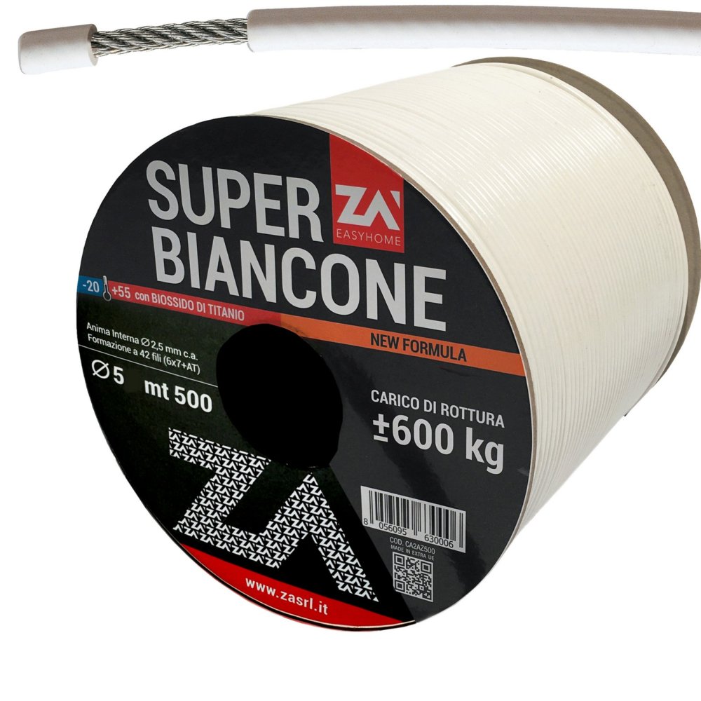 500ml filo stendibiancheria superbiancone mm.5 cod:ferx.1861