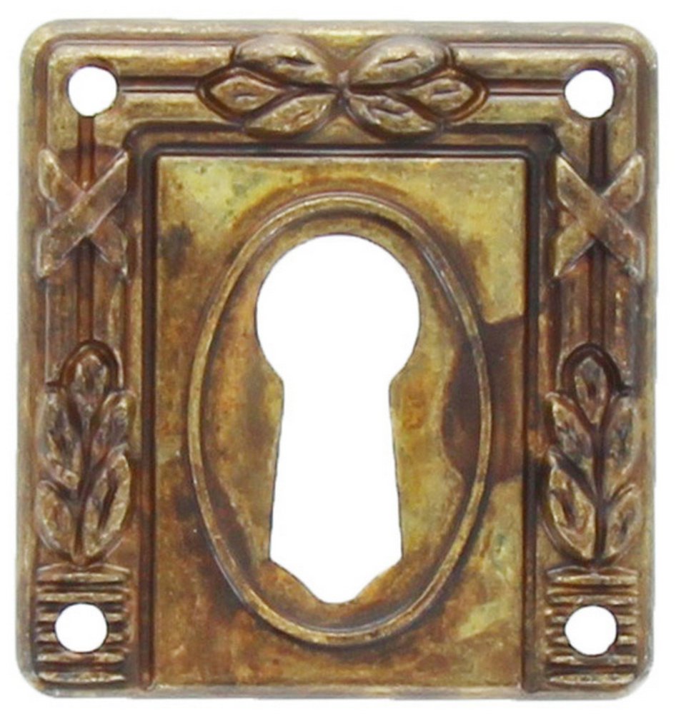 25pz bocchetta antichizzata art.30060 mm.33x35 ottone antico cod:ferx.20637