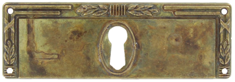 25pz bocchetta antichizzata art.30060 mm.97x33 ottone antico cod:ferx.20672