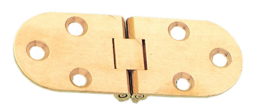24pz cerniera biscotto con fermo ottone satinato cod:ferx.20802