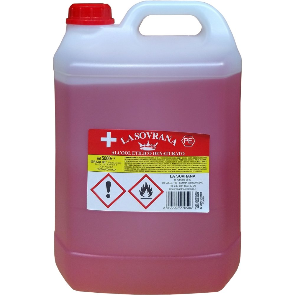 3pz alcool denaturato 90 lt. 5 cod:ferx.21213