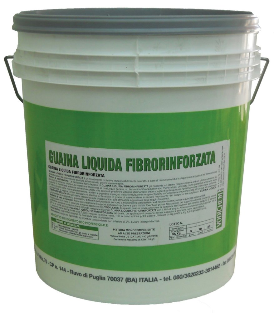guaina liquida fibrorinforzata grigia kg.20 cod:ferx.2209
