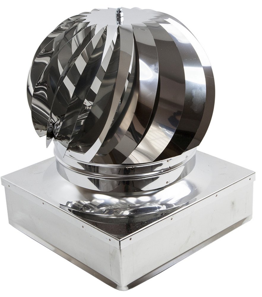 fumaiolo turbo inox "aisi 304" cm.27x27 cod:ferx.22276