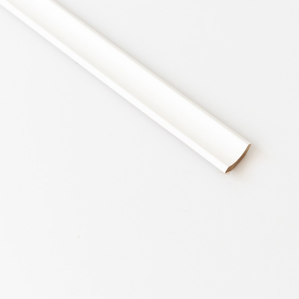 10pz angolare mdf bianco liscio mm.22x22x2400 cod:ferx.2267