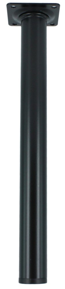 4pz piedino acciaio diametro 30 h cm.80 colore nero cod:ferx.24332