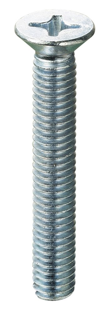200pz viti a metallo testa piana 6x80 zincato cod:ferx.2464
