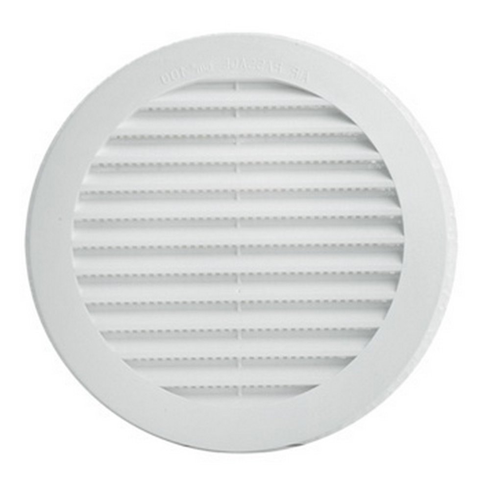 100pz griglia aerazione plastica d 80 mm cod:ferx.25711