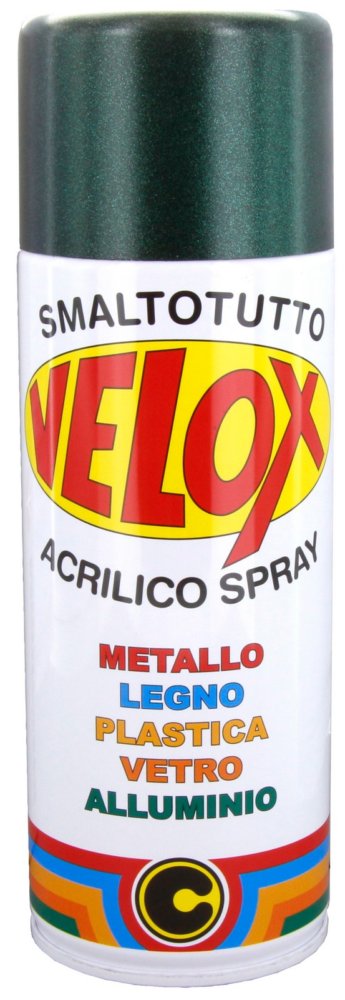 6pz velox spray metallizzato verde b162 cod:ferx.25906