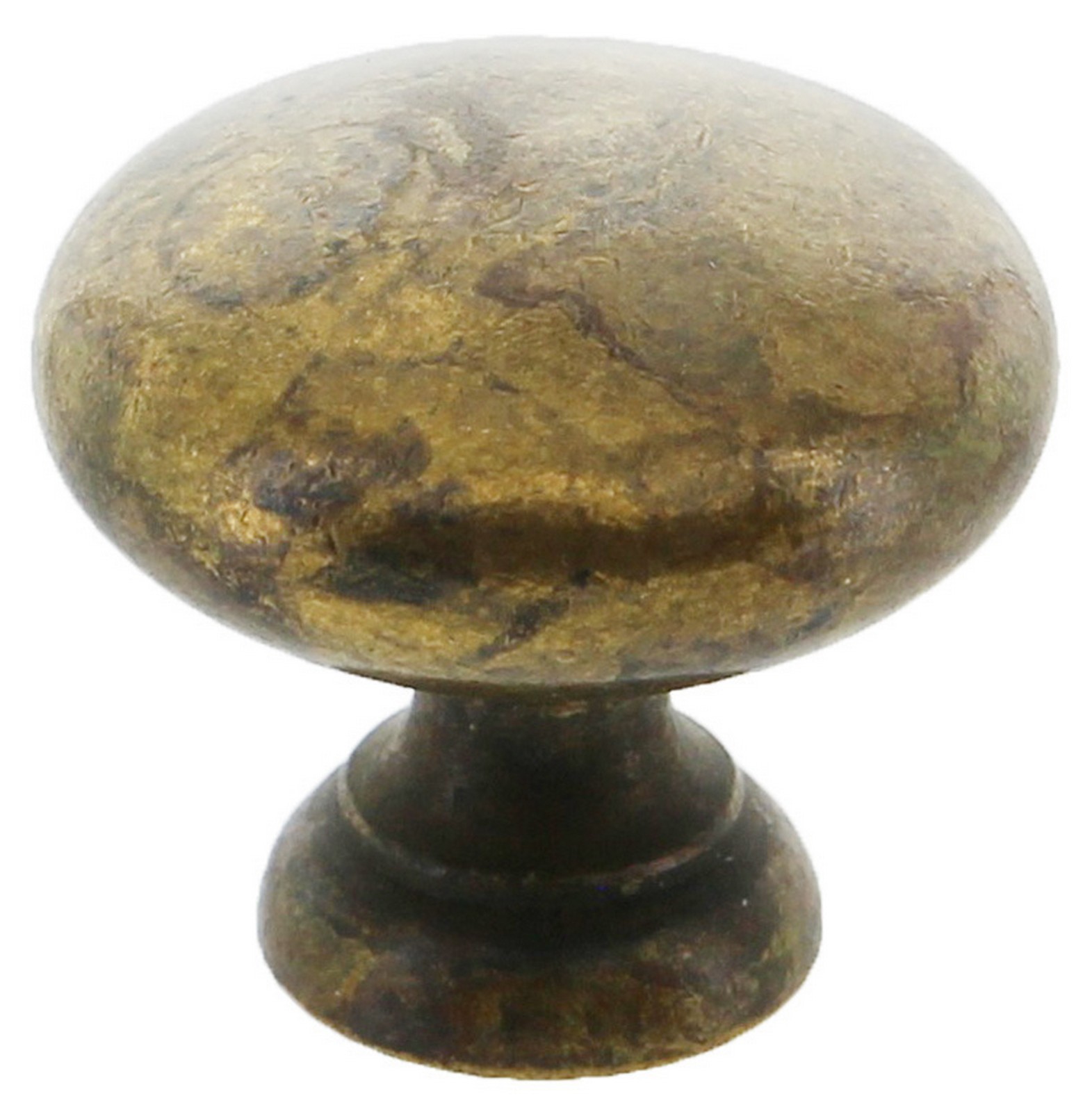 Image of 25pz pomolo anticata art. 24228 mm.27 ottone antico cod:ferx.26546