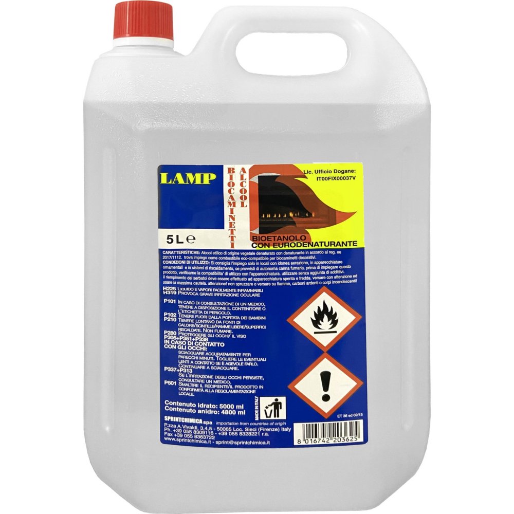 4pz bioetanolo lt.5 cod:ferx.28982