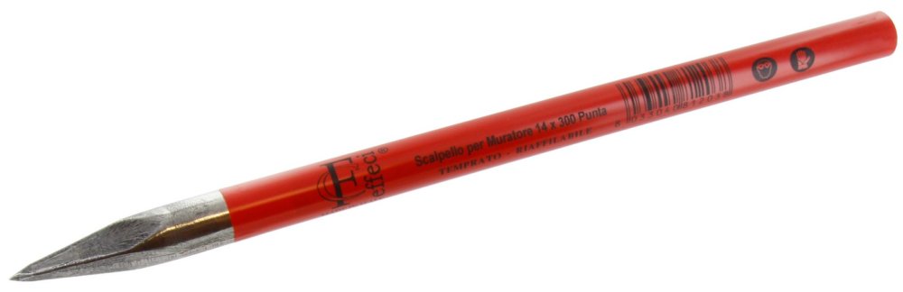 6pz scalpello forgiato x muratura cm.25p high quality cod:ferx.2961