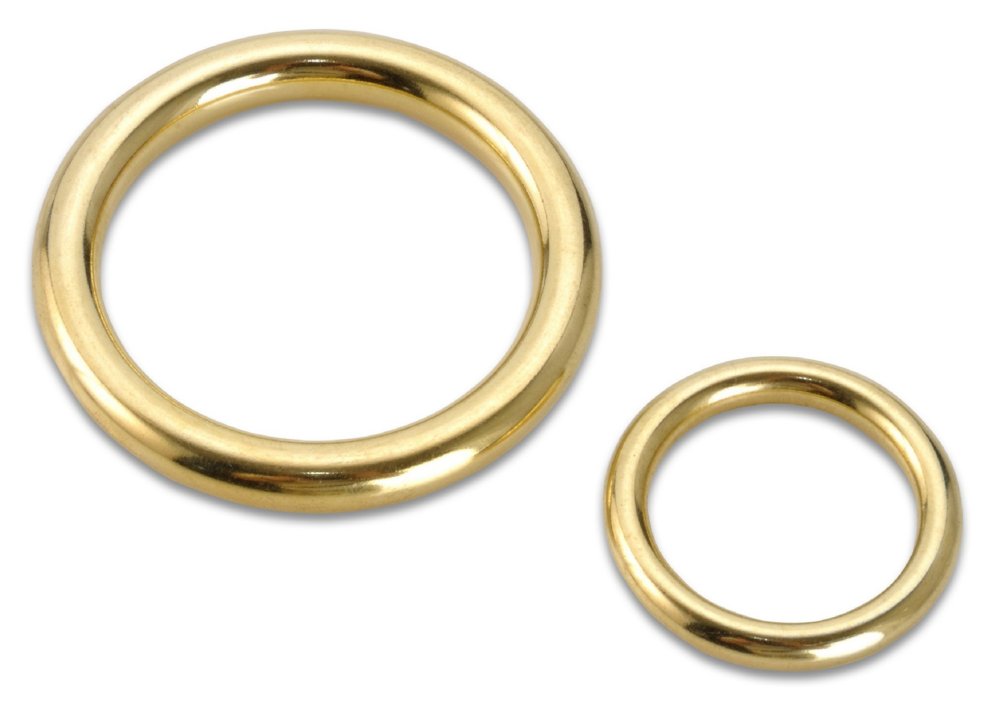 200pz anelli tubolari ottone 22/30 cod:ferx.2976