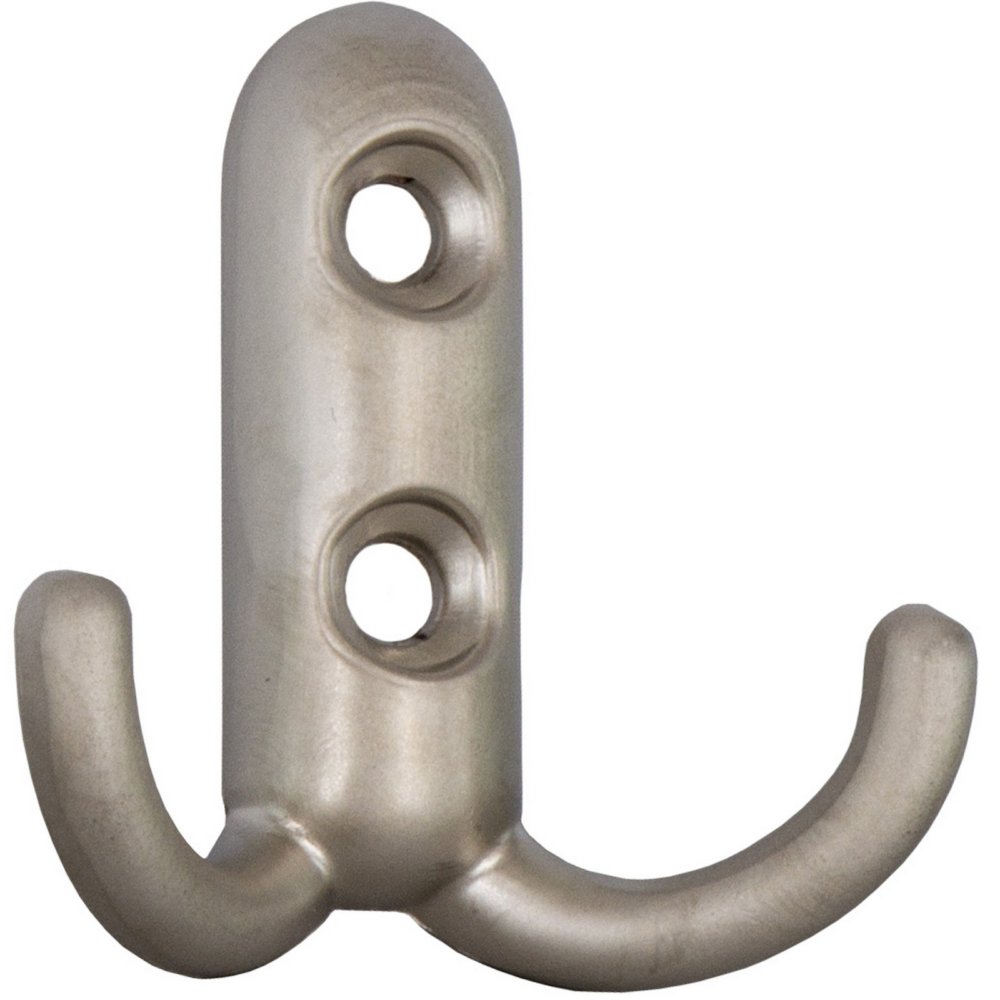 25pz appendiabiti a 2 ganci mm.45x45 nikel opaco cod:ferx.32308