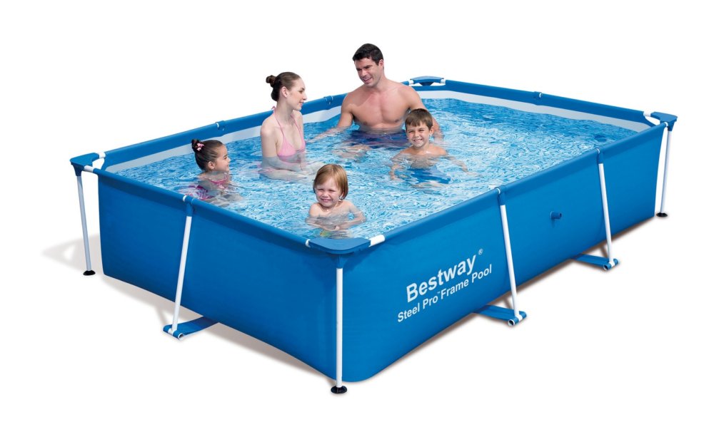 piscina con telaio cm 259x170x61h 56403 cod:ferx.34155