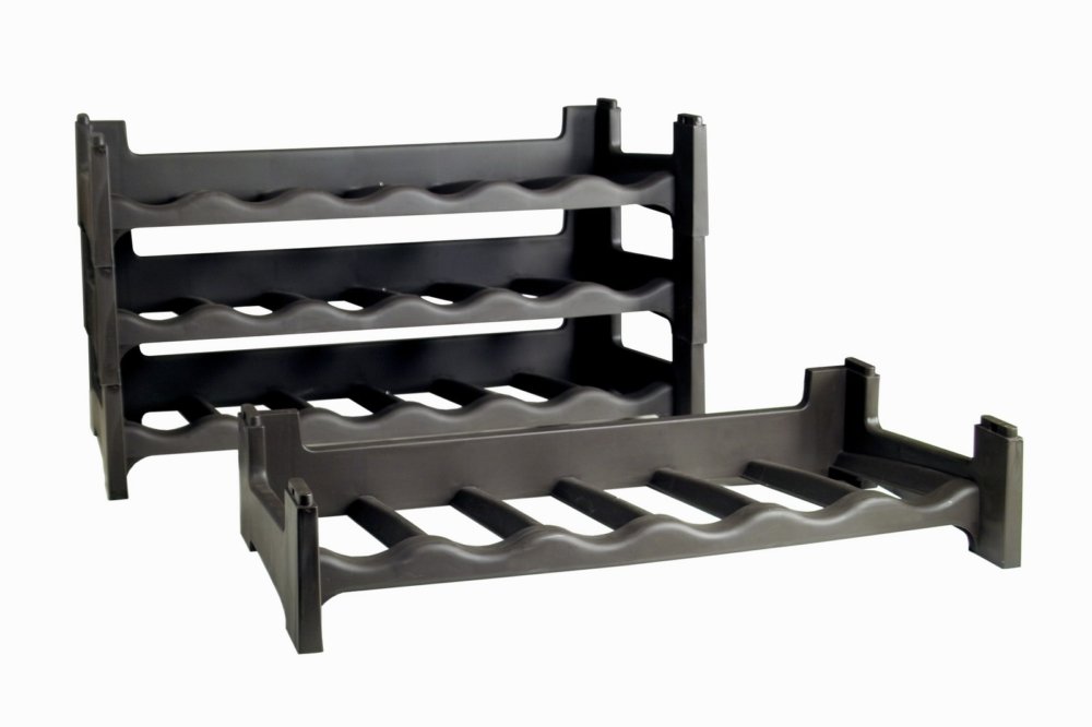 10pz cantinetta 6 posti in plastica impilabile cod:ferx.36358