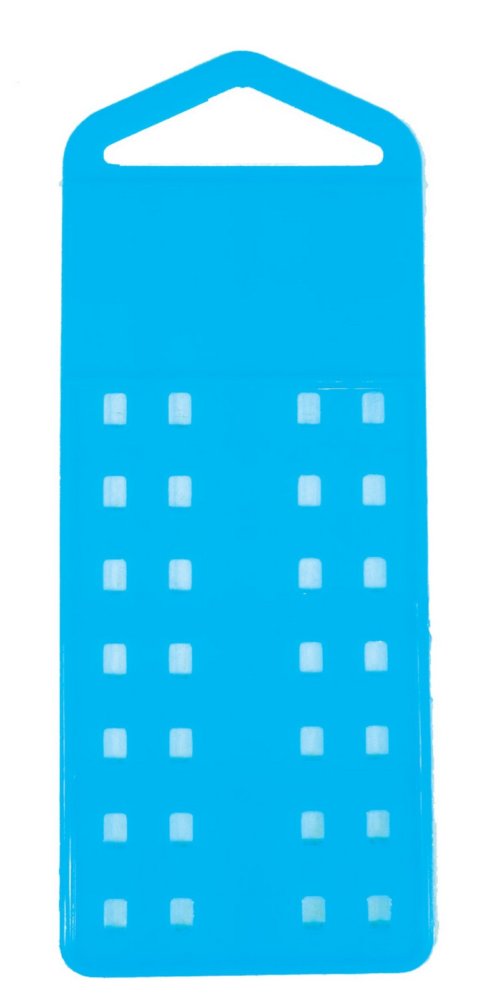 250pz placchetta mm. 145x55 colore azzurro cod:ferx.36944