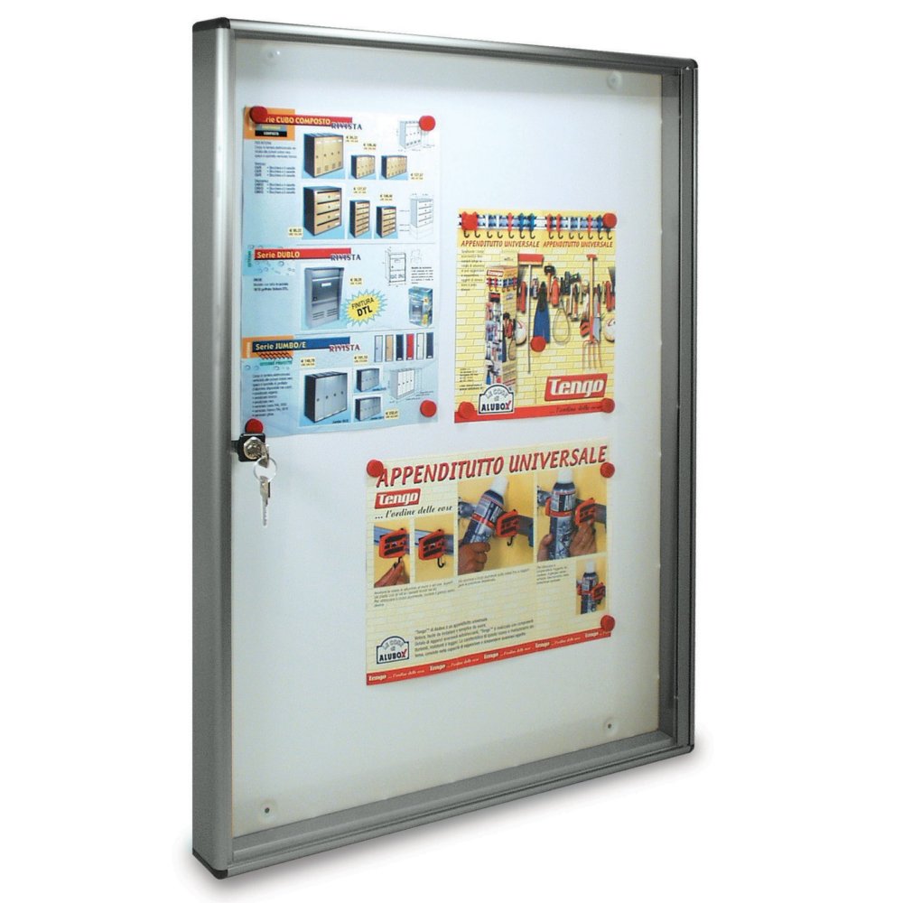 alubox bacheca magnetica argento art.bc5 .55x73x5 cm cod:ferx.3762
