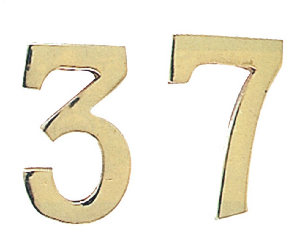 10pz numero civico in ottone "0" mm.100 cod:ferx.3832