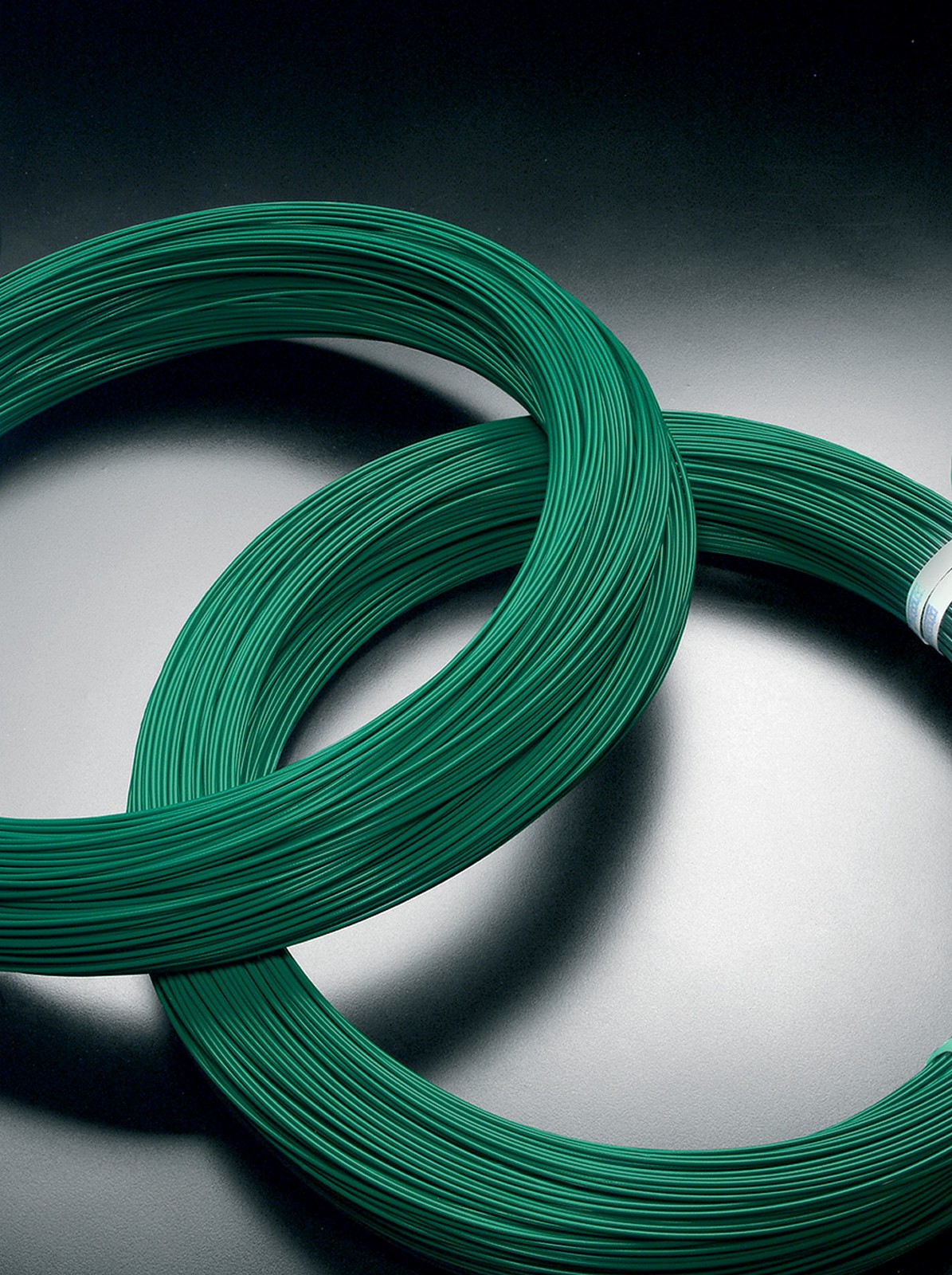 Image of 40kg filo di tensione plastificato per rete per recinzione diametro 3,2 mm verde matassa cod:ferx.39728