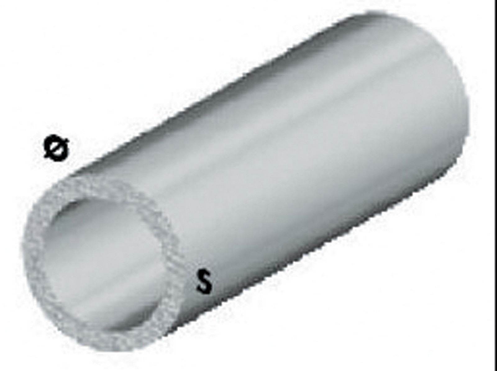 Image of 5pz profilo cromo h.200 cm tubo tondo 16x1 mm cod:ferx.40602