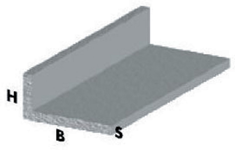 5pz profilo cromo h.200 cm elle 15x10x1 mm cod:ferx.40615