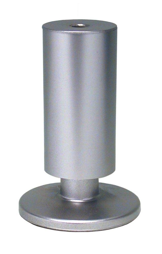 12pz piedino in abs cm. 9 cromo p1808 cod:ferx.41332