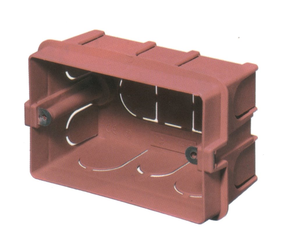 10pz scatola rettangolare incasso mod. 6/7p mm 178x70x48 cod:ferx.41598